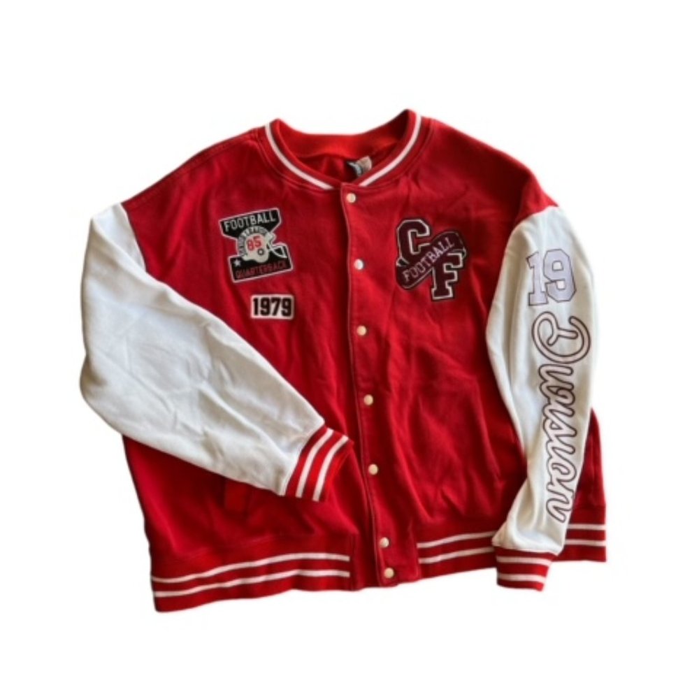 H&M divided varsity jacket